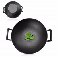 High Quality Chinese Double Handle Cast Iron Wok