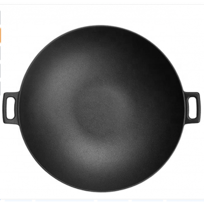 Wholesale Pre-Seasoned Cast Iron Wok