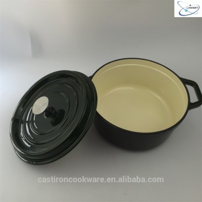 DISA made Enamel Cast Iron Dutch Oven in 24 cm 28 cm