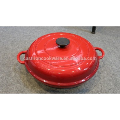 cast iron roaster pan 30x9cm pizza pan