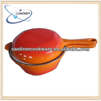 enamel cast iron sauce pan LQ 8C16K