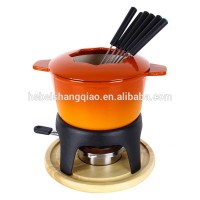 Cast Iron Fondue Set